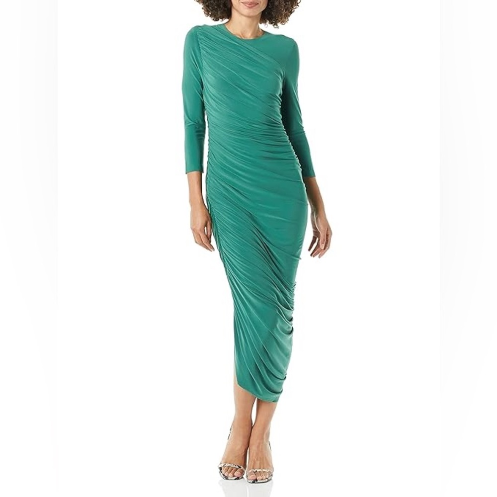 Norma Kamali Diana long sleeve dress